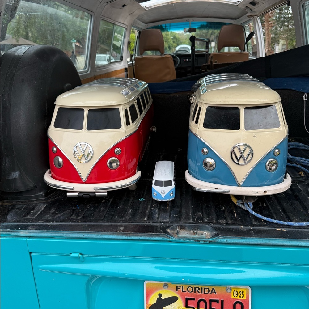 Collector Limited Edition Volkswagen Blue and White Van fridge